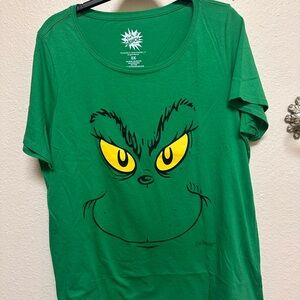 Green Grinch Graphic T-Shirt